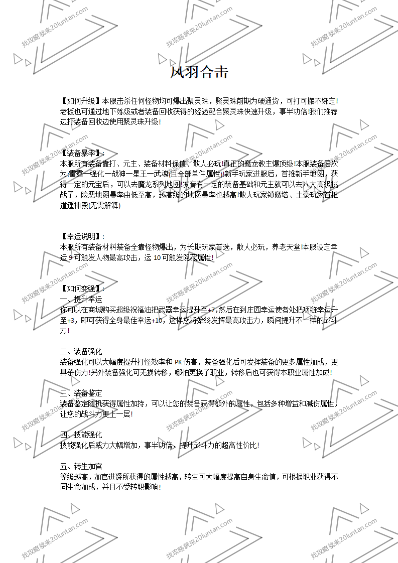 凤羽合击攻略_01.png